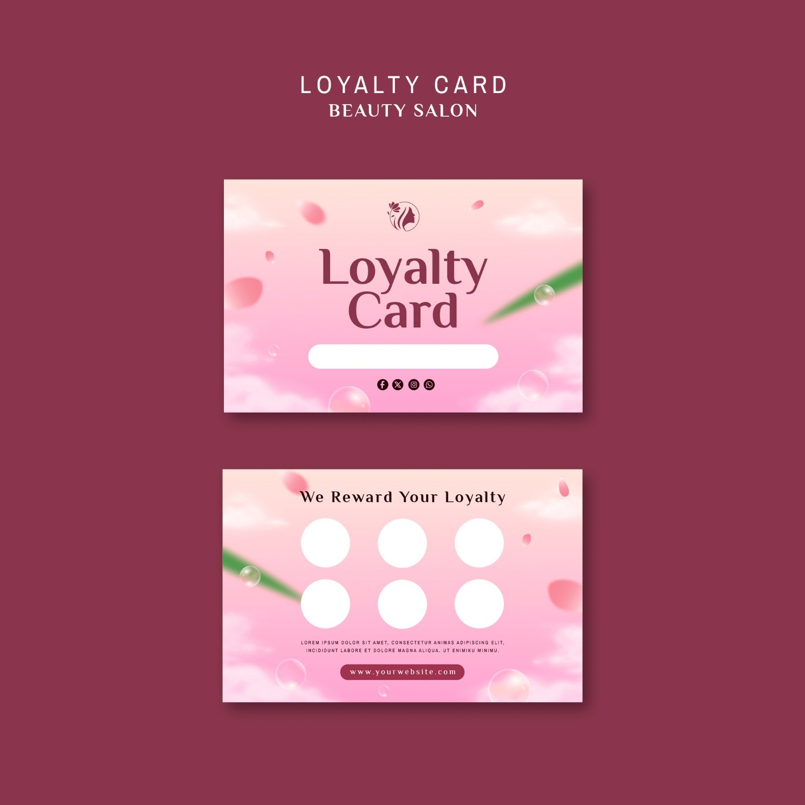 Loyalty / Membership Cards - Design 08